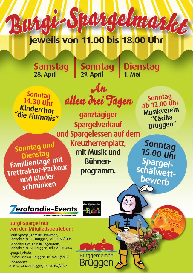 Plakat Spargelmarkt 2018